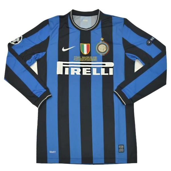 Maillot Football Inter Milan Domicile ML 2010-2011 Bleu